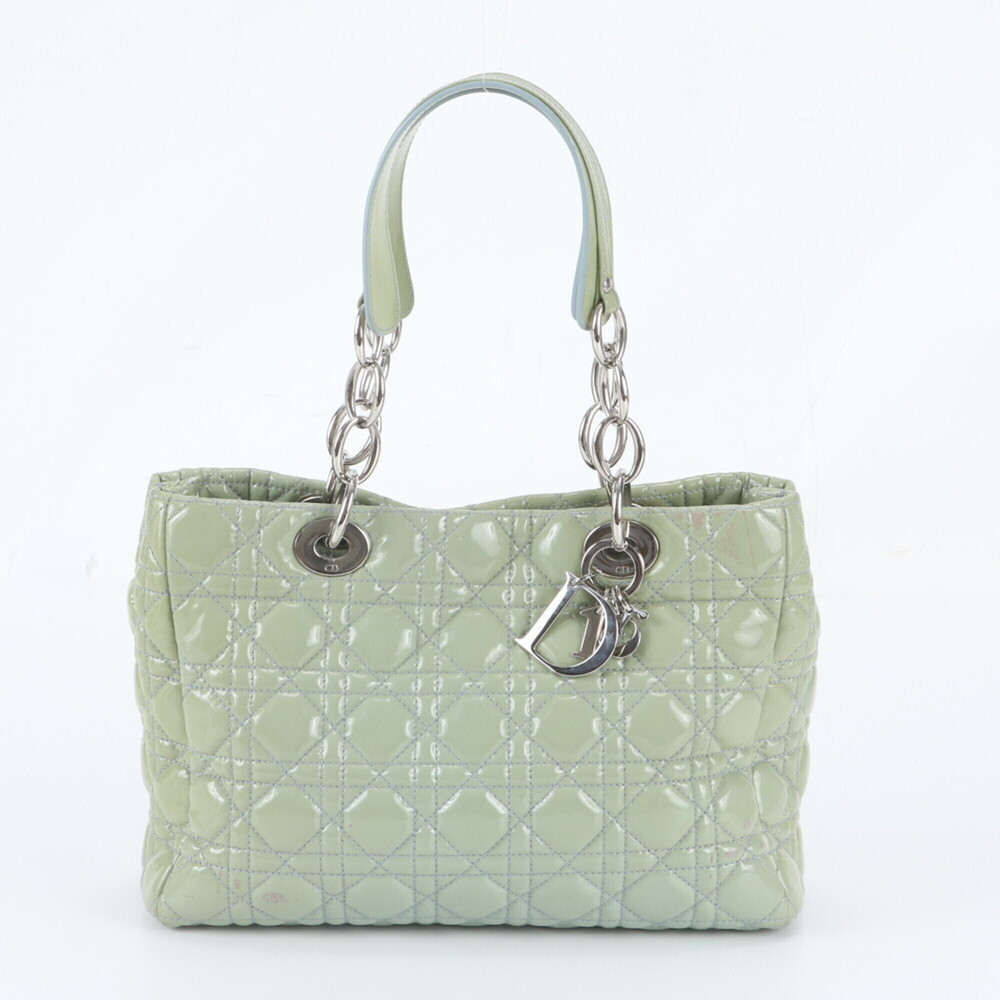 Christian Dior Cannage Leather Soft Shopping Tote Bag Shoulder for Women